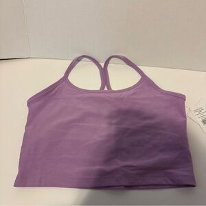 Beyond Yoga Spacedye Slim Racerback Cropped Tank Lavender Purple XL NWT